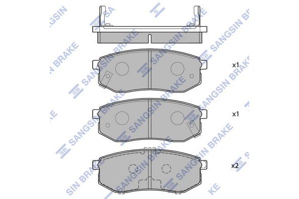 Fren Disk Balata Arka SANGSIN SP1054-R