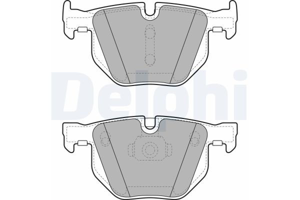 Fren Disk Balata Arka BMW X5 Serisi (E70)(07.2007->)  DELPHI LP2068