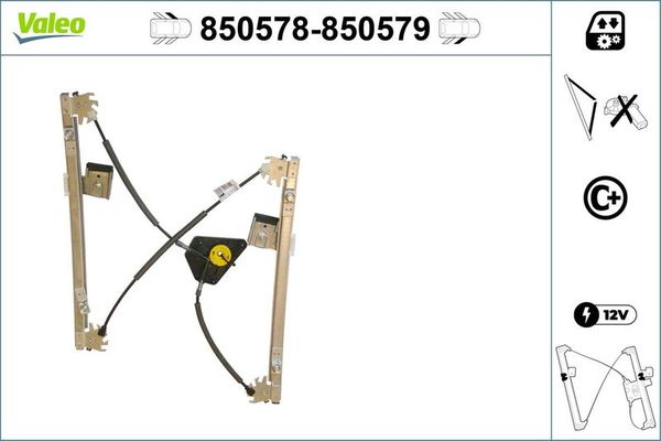Cam Krikosu Ön Sol Volkswagen Polo IV (9N1)(11.2001->2005)  VALEO 850578