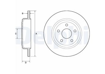 Fren Disk Ayna Arka Sağ ve Sol DELPHI BG4772C  52124763AB 52124763AC 52124763AD 2AMV4763AC