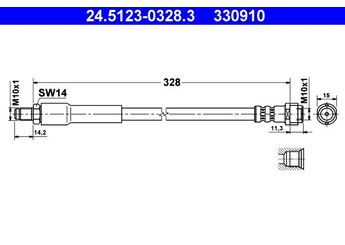 Fren Hortumu Arka Sağ veya Sol SWAPP 40650  24512303283 6394280435 639 428 04 35 6394280935 639 428 09 35 A6394280435 A 639 428 04 35 A6394280935 A 639 428 09 35