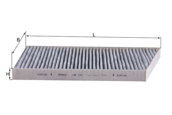 Polen Filtresi  Mercedes CLK Cabrio (BM 209)(02.2003->)  MAHLE LAK 129