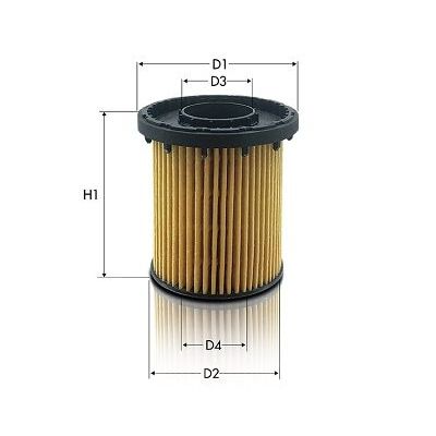 Yağ Filtresi  Opel Astra K HB (09.2015->)  MAHER 50011