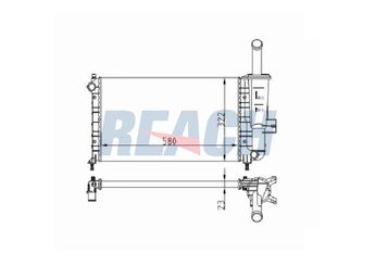Su Radyatörü  ORİS MOP030034  46745049 46788046 46745043