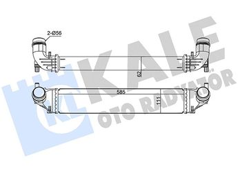 Turbo Radyatörü  PSA ORJINAL 39109104  39109104 13356680