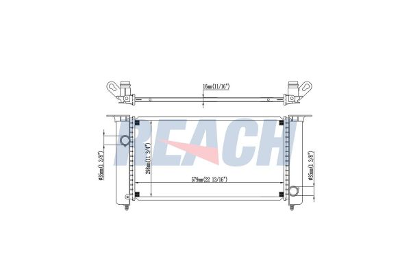 Su Radyatörü  MGA 80411
