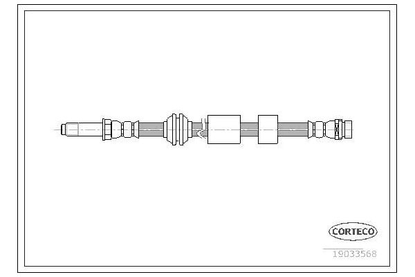 Fren Hortumu Ön Sağ veya Sol OSSCA 00702