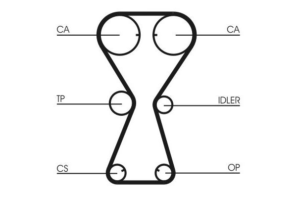 Triger Kayışı  CONTINENTAL CT826