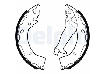 Fren Pabuçlu Balata Arka DELPHI LS2010  583500PA00 583050XA10 58350-0PA00 58350H6A00