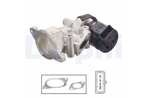 Egr Valfi  Fiat Panda (169)(09.2003->)  DELPHI EG10591-12B1