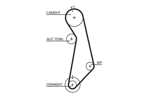 Triger Kayışı  Seat Alhambra (7V9)(05.2000->)  GATES 5489XS