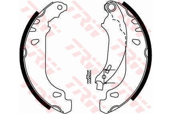 Fren Pabuçlu Balata Arka Peugeot 206 + (02.2009->)  PBS 4082