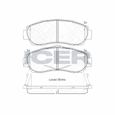 Fren Disk Balata Ön AYD 60217A