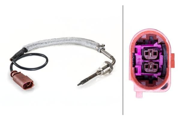 Egzoz Sıcaklık Sensörü  Audi A7 Sportback (4GA)(07.2010->)  HELLA 6PT 014 494-301