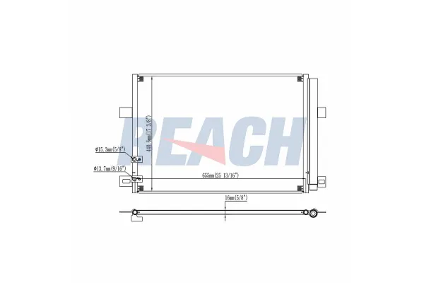 Klima Radyatörü  Volkswagen Amarok (S6B)(08.2016->2020)  VEKA 43-4429