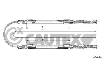 El Fren Teli Arka Sağ veya Sol IVECO ORJINAL 7169714  7169714