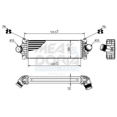 Turbo Radyatörü  Ford Transit Kamyonet (TTG)(2013->2019)  MARGO 2525024