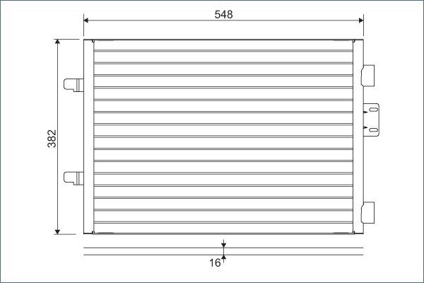 Klima Radyatörü  VALEO 817602