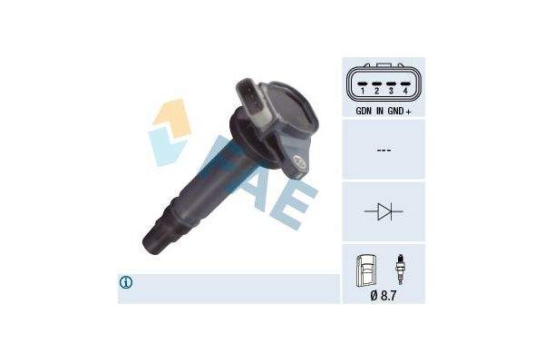 Ateşleme Bobini  CADIC 45039020