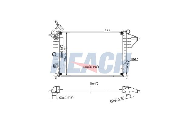 Su Radyatörü  VEKA 16-3510