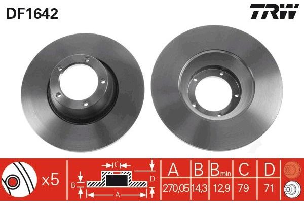 Fren Disk Ayna Ön Sağ ve Sol MAGNETI MARELLI 360704019900