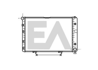 Su Radyatörü  BEHR CR 282 000P  A1245000002 1245000002 1245003103 1245003203 A1245003103 A1245003203 2123810000 21.238.10.000 2154710000 21.547.10.000 A2123810000 A2154710000 1062063 0106.2063 62601 62695 62695A 8MK376712261 8MK 376 712-261 RA0170400