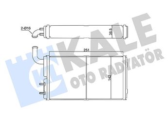 Kalorifer Radyatörü  MAHER 19066  85007271