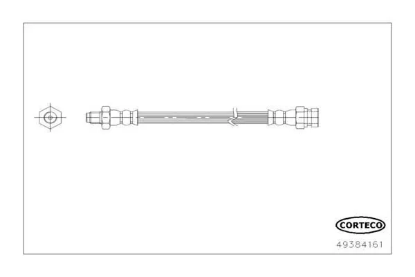 Fren Hortumu Arka Sağ veya Sol Peugeot 4008 (01.2012->)  WALBURG WBH0598