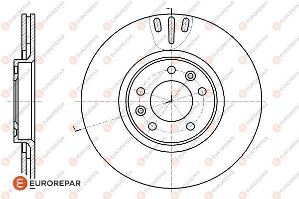 Fren Disk Ayna Arka Sağ ve Sol Citroen C6 (09.2005->)  EUROREPAR 1618864180