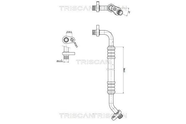 Klima Hortumu  PSA ORJINAL 6460ZP