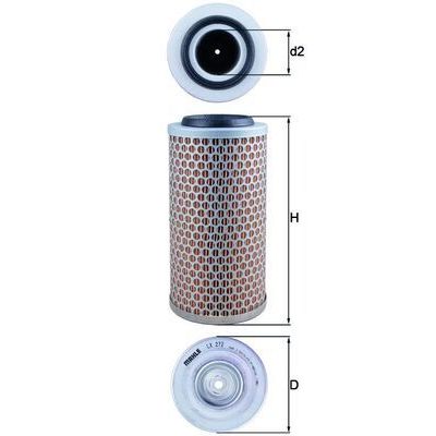 Hava Filtresi  MAHLE LX 272