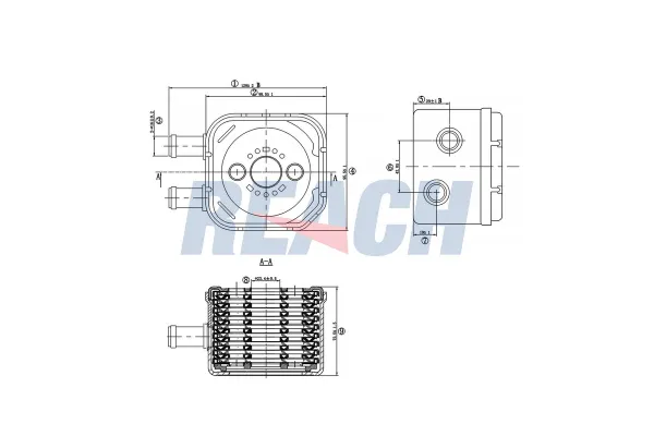 Motor Yağ Soğutucu  Audi A6 Sedan (4B2)(06.2001->)  FITPART FIT04010037W