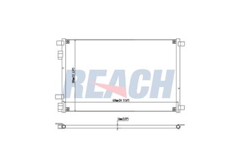 Klima Radyatörü  EUROREPAR 1609633780  1609633780 8200115543 8200223000 8660002501 8671017589