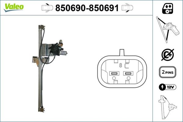 Cam Krikosu Ön Sol VALEO 850690