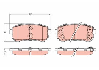 Fren Disk Balata Arka TRW GDB3421  GDB3421 1GA0058302 583020ZA00 58302-0ZA00 583021GA00 58302-1GA00 583021HA00 58302-1HA00 583021HA10 58302-1HA10 583021JA30 58302-1JA30 583021JA31 58302-1JA31 583021XA30 58302-1XA30 583021YA30 58302-1YA30 583022SA00 58302-2SA00 583022SA10 58302-2SA10 583022SA30 58302-2SA30 583022SA35 58302-2SA35 583022SA70 58302-2SA70 583022YA30 58302-2YA30 583022YA31 58302-2YA31 583022YA50 58302-2YA50 583023RA00 58302-3RA00 583023SA20 58302-3SA20 583024WA10 58302-4WA10 58302B2A50 58302-B2A50 58302E6A10 58302-E6A10 583020QA00 583021MA00 58302-1MA00 583021MA40 58302-1MA40 583021YA50 58302-1YA50 583022SA10DS 583022SA10-DS 583022YA50DS 583022YA50-DS