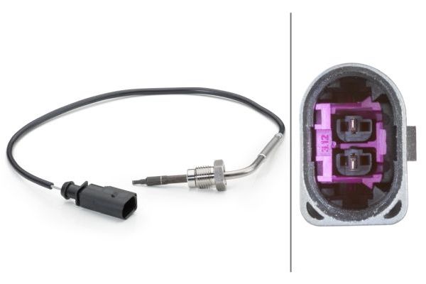 Egzoz Sıcaklık Sensörü  Porsche Cayenne (Typ 92A)(02.2010->)  HELLA 6PT 014 494-101