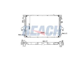 Su Radyatörü  PSA ORJINAL 1330E7  7H0121253J 7H0121253G 7H0422847A