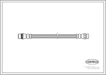 Fren Hortumu Arka Sağ veya Sol CORTECO 19034946  4806G5