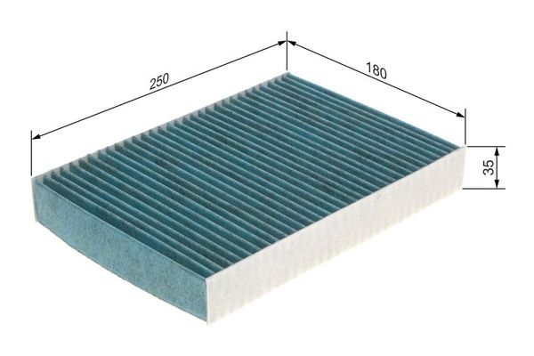 Polen Filtresi  Nissan X-Trail (T32)(04.2014->)  BOSCH 0 986 628 546