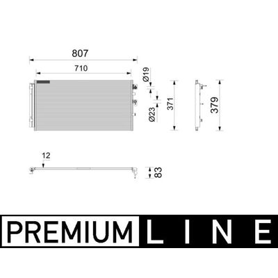Klima Radyatörü  Ford Focus S.Wagon (CGE)(2018->)  MAHLE AC 1211 000P