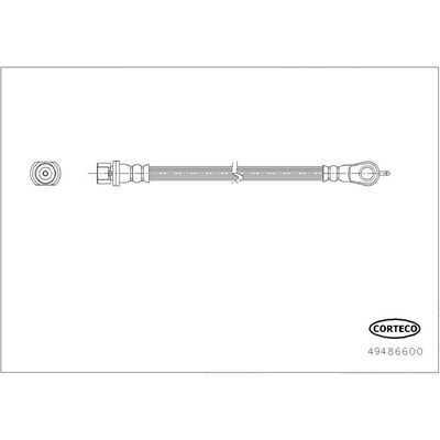 Fren Hortumu Arka Sağ veya Sol Toyota Land Cruiser 200 (J20)(2008->)  SVAC 76-0276