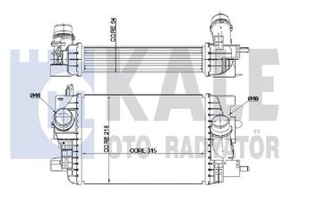 Turbo Radyatörü  KALE 345060  1302142 13283252