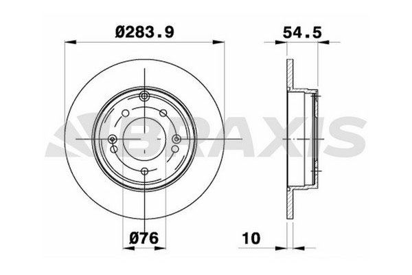 Fren Disk Ayna Arka Sağ ve Sol BRAXIS AE0675