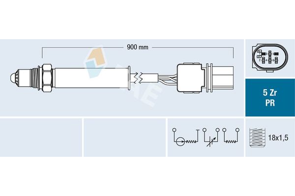 Oksijen (Lambda) Sensörü  FAE 75134