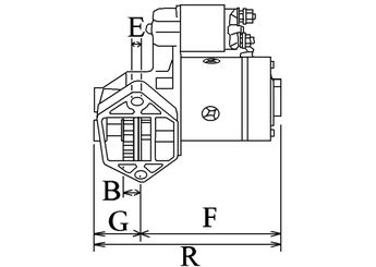Marş Dinamosu  HC-CARGO F 032 115 732  1741087 CC1T11000BA CC1T11000BB