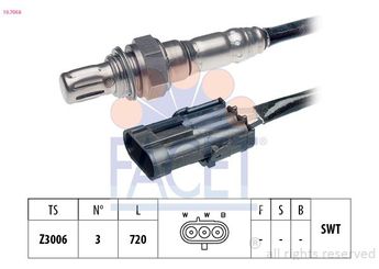 Oksijen (Lambda) Sensörü  ZEGEN ZLS1155  7700101345 7700864987 7700872878 77 00 101 345