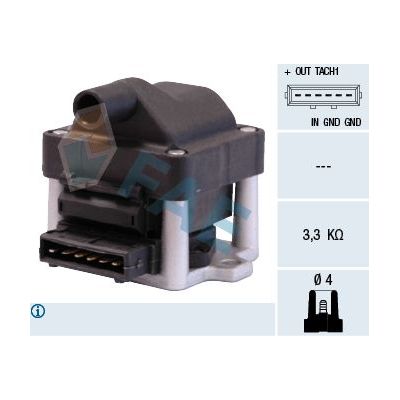Ateşleme Bobini  Audi Coupe (8B3)(11.1988->)  FAE 80219