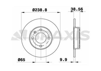 Fren Disk Ayna Ön Sağ ve Sol BRAXIS AE0093  811615301