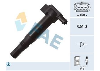 Ateşleme Bobini  AISIN ESCPS-7001  9671214580 134051 96 712 145 80