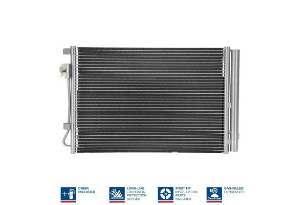 Klima Radyatörü  Kia Rio Sedan (QB)(2011->)  NISSENS 940243